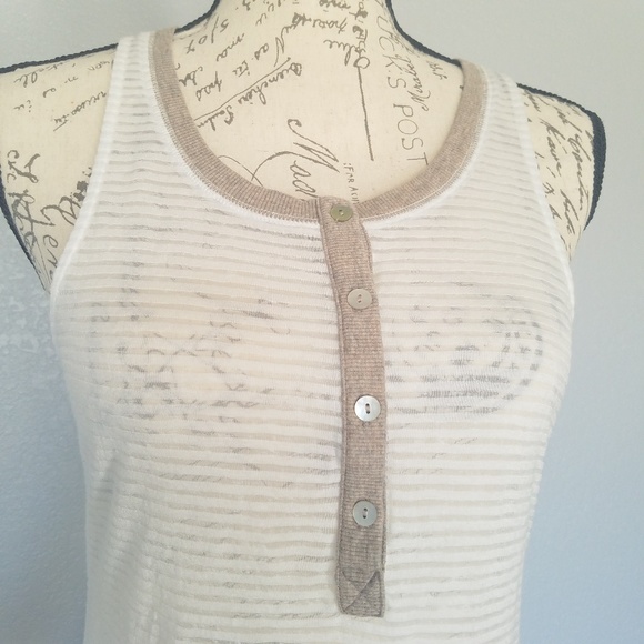 Sanctuary Sheer White Tank Top - Picture 2 of 4